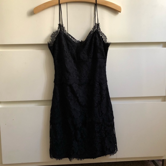 Topshop Dresses & Skirts - Topshop Little Black Lace Dress, size 2